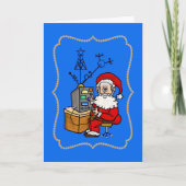 Kerstkerstkaart voor de kerstman kaart (Voorkant)