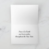 Kerstkerstkaartje Kaart (Binnen)