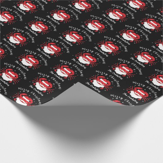 Kerstkerstkerkerst met kerstmis cadeaupapier (Hoek)