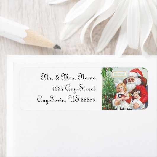 KerstkerstkerstAdresetiketten Etiket (Insitu)