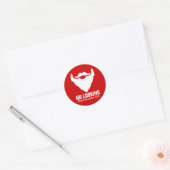 Kerstkerstkerstbaard ziet geen rode sticker (Envelop)