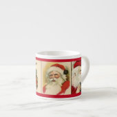 Kerstkerstkerstbeker met naam espresso kop (Voorkant rechts)