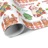 kerstkerstkerstbekers op maat cadeaupapier (Rol Hoek)