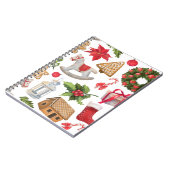 kerstkerstkerstbekers op maat notitieboek (Linkerzijde)