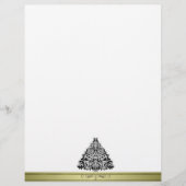 Kerstkerstkerstboom met briefterhead (Voorkant)