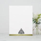 Kerstkerstkerstboom met briefterhead (Staand voorkant)