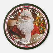 Kerstkerstkerstboomkeramiek voor kerstcadeautjes magneet (Voorkant)