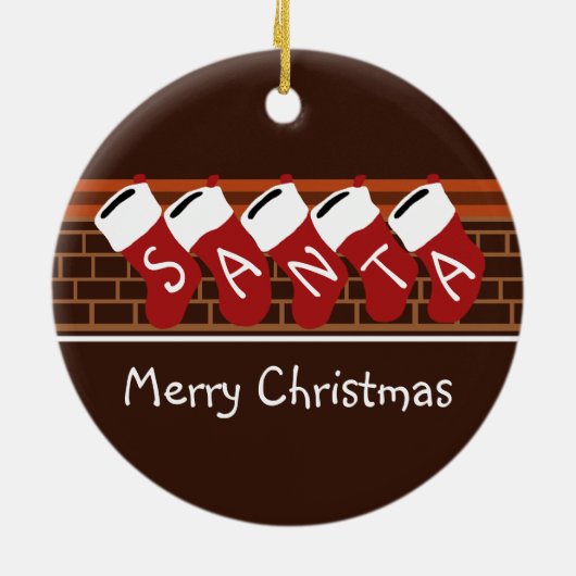 Kerstkerstkerstboomkerstversiering voor kerstkerst keramisch ornament (Achterkant)