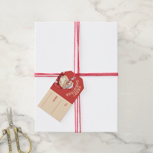 kerstkerstkerstcade Labels Cadeaulabel (Met Touw)