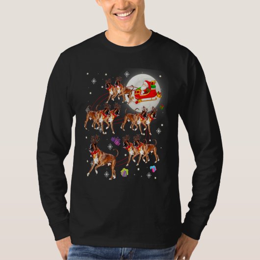Kerstkerstkerstcadeaus voor racestralen met kerstm t-shirt (Voorkant)