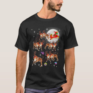 Kerstkerstkerstcadeaus voor racestralen met kerstm t-shirt