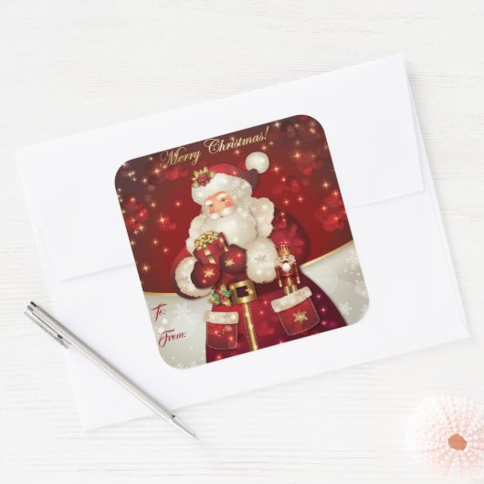 Kerstkerstkerstcadeautjes Labels stickers (Envelop)