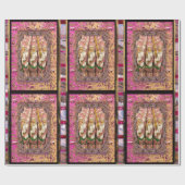  kerstkerstkerstcadeautjes van 30 x 6 inch cadeaupapier (Vlak)