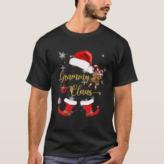Kerstkerstkerstcadefamilie Pajam T-shirt (Voorkant)