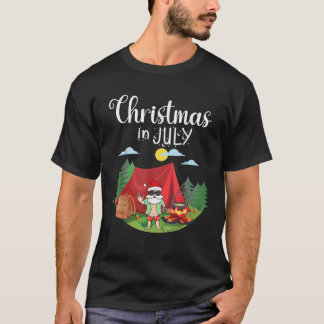 kerstkerstkerstcampagne in juli tot t-shirt