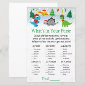 Kerstkerstkerstdinosaurus Wat zit er in je paarden (Voorkant / Achterkant)