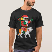 Kerstkerstkerstfeestjes met kerstkerstkerstkerstke t-shirt (Voorkant)