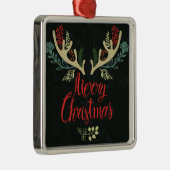 Kerstkerstkerstfeestjes Metalen Ornament (Rechts)