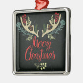 Kerstkerstkerstfeestjes Metalen Ornament (Links)