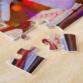 Kerstkerstkerstfeestjes Seizoensgebonden Feestdage Legpuzzel (Zijkant)