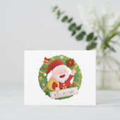 Kerstkerstkerstgeschut Briefkaart (Staand voorkant)