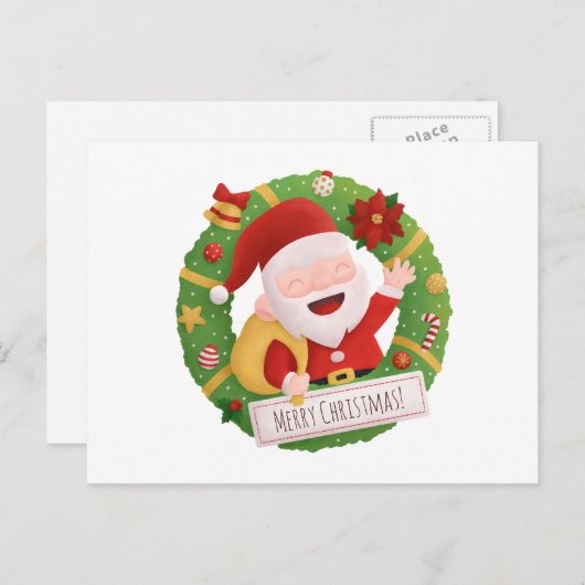 Kerstkerstkerstgeschut Briefkaart (Voorkant / Achterkant)