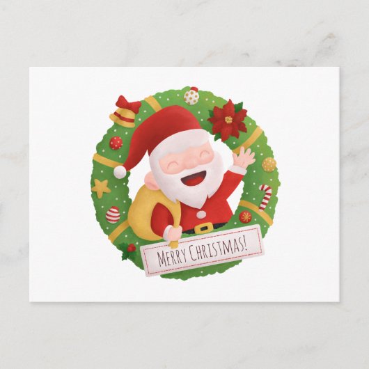 Kerstkerstkerstgeschut Briefkaart (Voorkant)