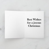 KerstkerstkerstKaart voor kerstmis met kerstmis Feestdagen Kaart (Binnen)