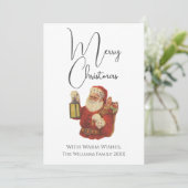  kerstkerstkerstkerst feestdagenkaart (Staand voorkant)