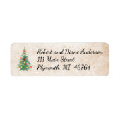 KerstkerstkerstkerstAdresetiketten Etiket (Voorkant)