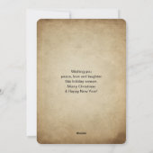 kerstkerstkerstkerstbeklag feestdagenkaart (Achterkant)