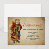  kerstkerstkerstkerstbeklag uitnodiging briefkaart (Voorkant / Achterkant)