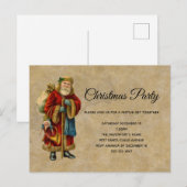  kerstkerstkerstkerstbeklag uitnodiging briefkaart (Voorkant / Achterkant)