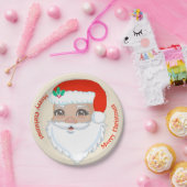 Kerstkerstkerstkerstcadeaupapier Bord (Feest)