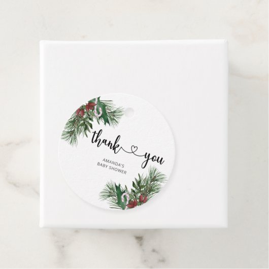 Kerstkerstkerstkerstdank Bedankjes Labels (In situ)