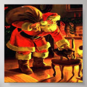 Kerstkerstkerstkerstdruk afdrukken poster (Voorkant)