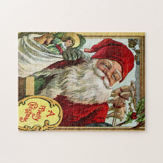 kerstkerstkerstkerstfeestdag puzzel legpuzzel (Horizontaal)