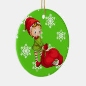 Kerstkerstkerstkerstfeestkeramiek Keramisch Ornament (Rechts)