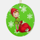 Kerstkerstkerstkerstfeestkeramiek Keramisch Ornament (Links)
