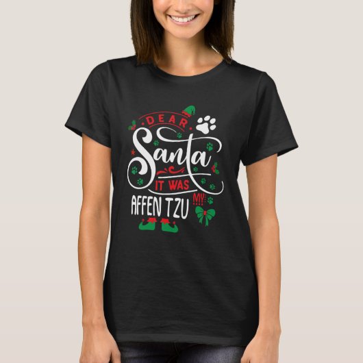 KerstkerstkerstkerstHondenras in kerstkerstmis T-shirt (Voorkant)