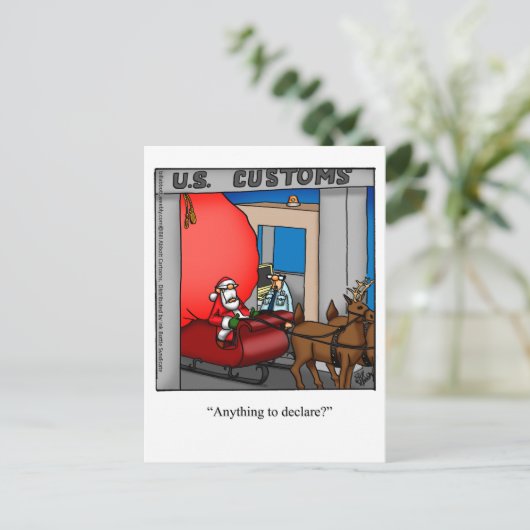 KerstkerstkerstkerstHumor Briefkaart (Staand voorkant)