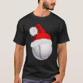 Kerstkerstkerstkerstkerstbal met honkbal t-shirt (Voorkant)