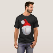 Kerstkerstkerstkerstkerstbal met honkbal t-shirt (Voorkant volledig)