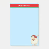 Kerstkerstkerstkerstkerstbedekking op lichtblauw post-it® notes (Voorkant)