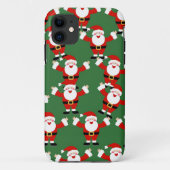 Kerstkerstkerstkerstkerstbehangpapier Case-Mate iPhone Case (Achterkant)