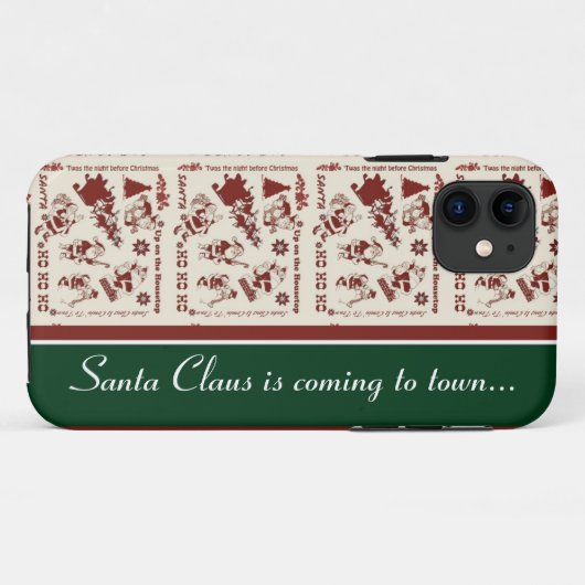 Kerstkerstkerstkerstkerstcadeau Case-Mate iPhone Case (Achterkant (horizontaal))