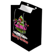 Kerstkerstkerstkerstkerstcadeau Medium Cadeauzakje (Voorkant Gekanteld)