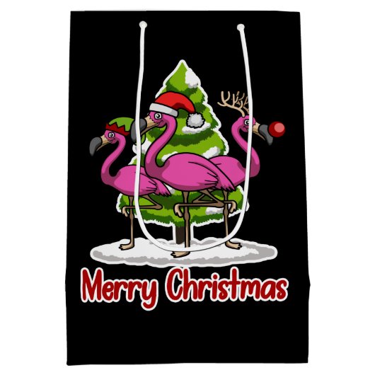 Kerstkerstkerstkerstkerstcadeau Medium Cadeauzakje (Achterkant)