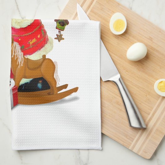 Kerstkerstkerstkerstkerstcadeaudag Theedoek (Quarter Fold)