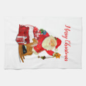 Kerstkerstkerstkerstkerstcadeaudag Theedoek (Horizontaal)